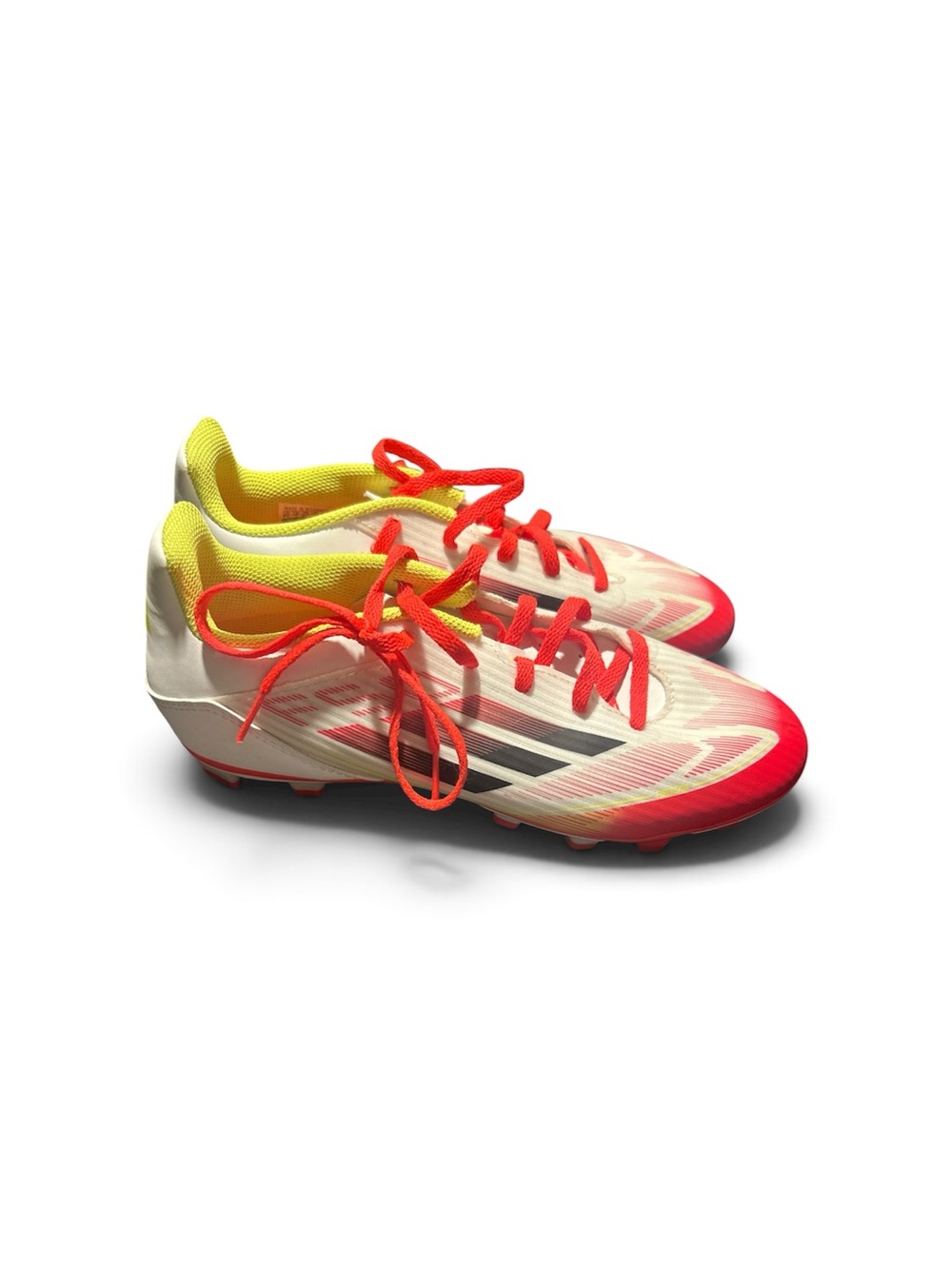 adidas F50 Club FGMG Soccer Cleats White Red IE1243 Men’s 7.5 Women’s 8.5
